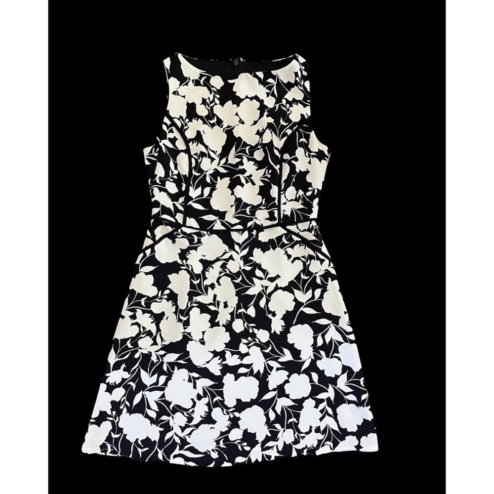 The Limited Black & White Floral Print Dress, size 0